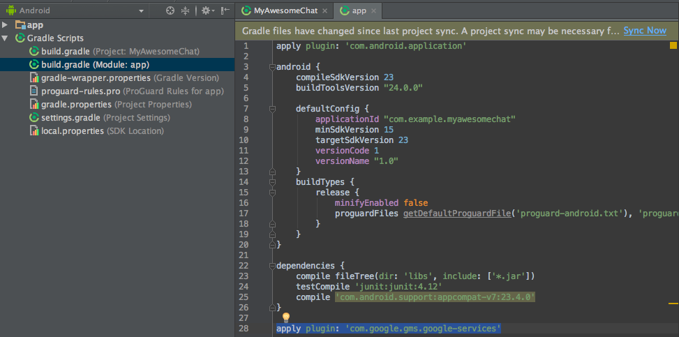 Module build.gradle